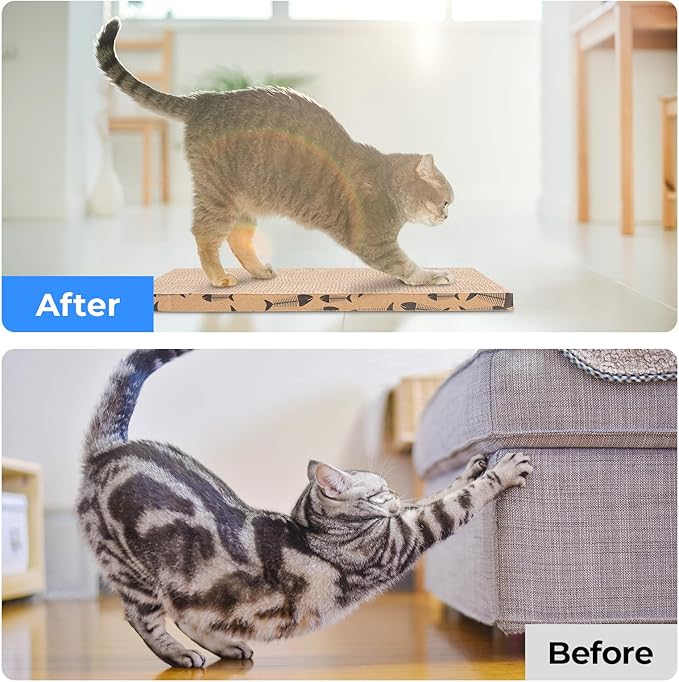 Cat Scratcher Cardboard Cat Scratching Board Cat Scratchers for Indoor Cats Cat Scratching pad (1pcs)