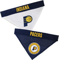 Pets First NBA Dog Bandana - Indiana Pacers Reversible Pet Bandana. 2 Sided Home & Away Sports Bandana with a PREMIUM Embroidery TEAM Logo, Large/X-Large