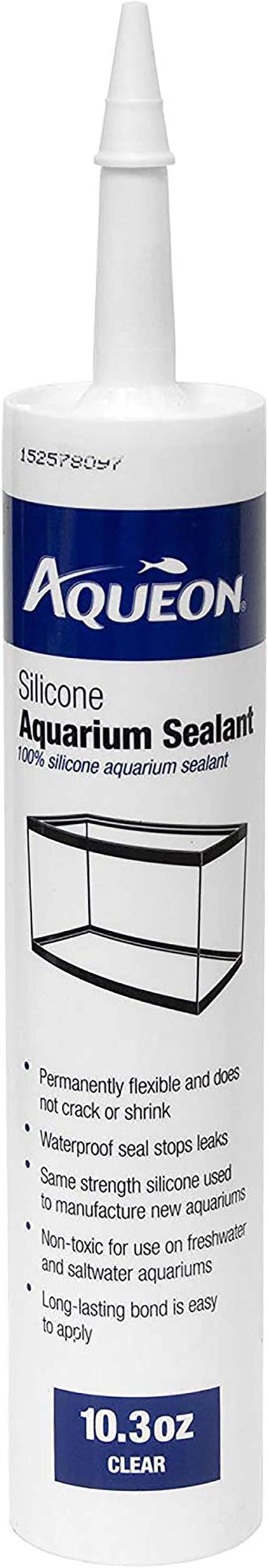Aqueon Aquarium Silicone Sealant Clear 10 Ounces