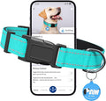 Reflective Dog Collar for Extra Small Dogs with Dog Tags Personalized & Quick Release Buckle, Adjustable and Comfortable Nylon Pet Collar, Mint Green