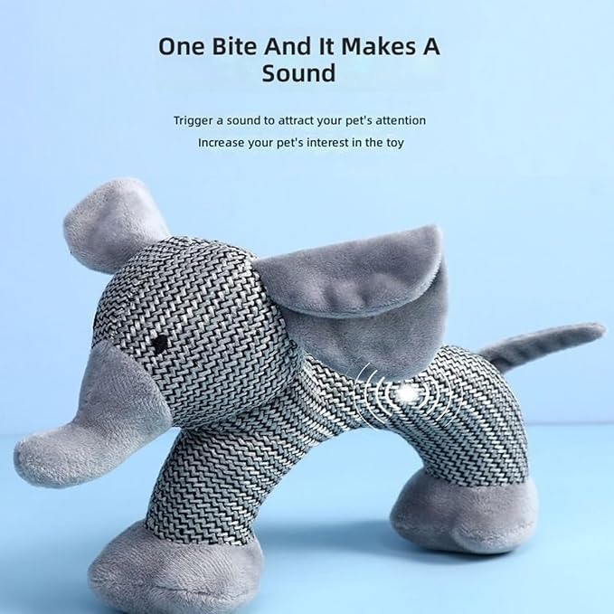 Xcho Linen Safari Companions Squeaky Dog Chew Animals Indestructible Dog Chew Toys Puppy Toys to Keep Them Busy for Small Medium Dogs Uitable for Indoor and Outdoor Throwing Play(Monkey)