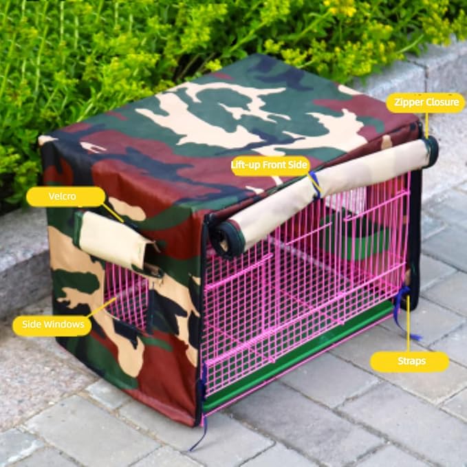 MANON ROSA Bird Cage Cover - Lightproof Birdcage Covers Nighttime- Ideal for Parrots Cockatiels Parakeets Cockatoos Lovebirds Finches Budgerigars Conure (XXL(23.6" Lx15.7 Wx15.7 H),Purple)