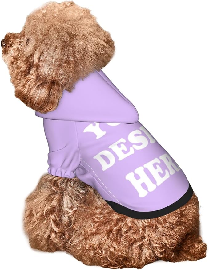 Dog Costume, Custom Dog Hoodie, Dog Name Costume Holiday Pet Pajamas Outfit, Personalized Pet Coat Costumes for Small Medium Large Dogs and Cats for Winter, TaroMilk, L