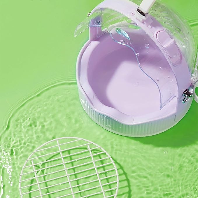 Clear Pet Carrier Travel Cage with Water Bottle& Station Frame Small Travel Camping Package Supply Large Cages and Habitats Cages and Habitats