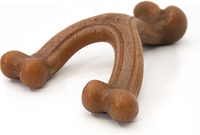 Nylabone Gourmet Style Strong Chew Toy Bundle, Toys for Dogs, Bacon & Peanut Butter Flavor, Small - Up to 25 lbs, 3 Pack