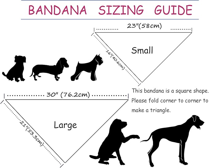 ARING PET Dog Bandanas, Navy Plaid Kerchief Triangle Bibs Scarf for Puppy Small Medium Large Boy Girl Dogs Cats-L
