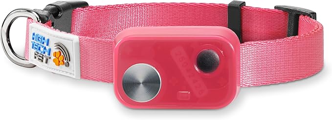 MS-5 Econ Series Automatic Pet Door Collar by High Tech Pet Brand - Value Priced Dependable Performance - Waterproof - Rugged - Battery Included - USA Support (Pink)