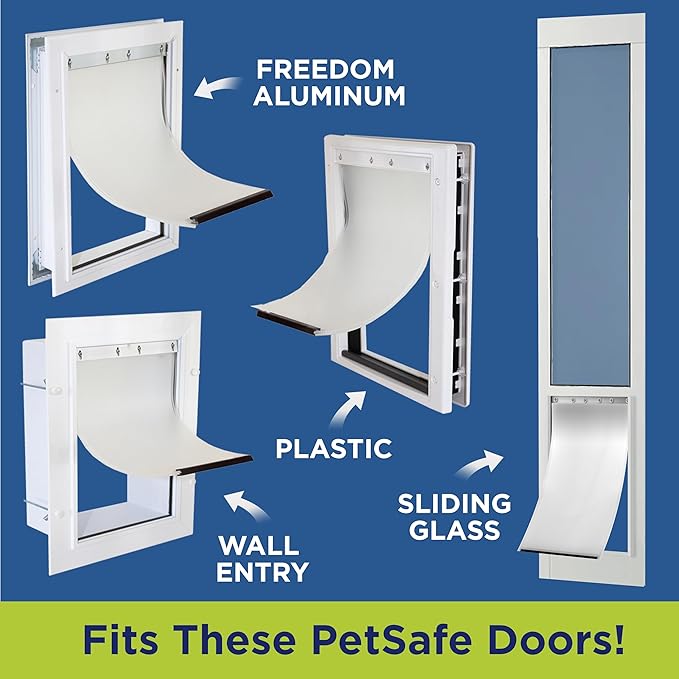 Medium Non PVC Compatible w/PetSafe PAC11-11038 - 8 1/8" x 12 7/8" Longer Lasting, Most Energy Efficient, Less Shrinkage, BPA Free (Pack of 2)