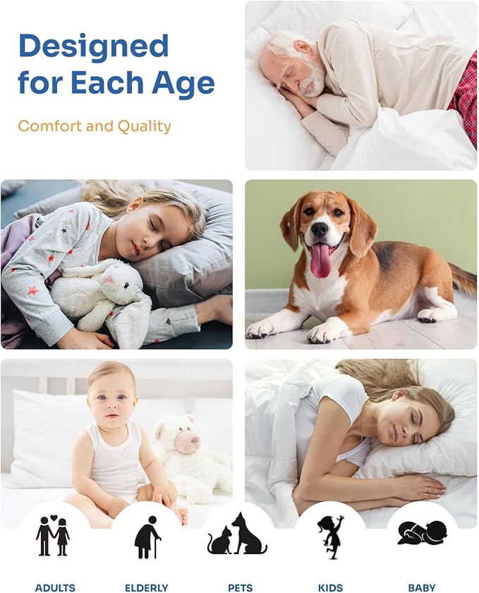 Non-Slip Bed Pads for Incontinence Washable (34" x 36"|2 Pack), Waterproof Bed Pads, Bed Wetting Pads for Bed, Sofa, Floor, Resuable Underpads for Adults, Seniors, Pet