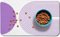 Dog Food Mats for Floors Waterproof, Cat Water Bowl Mats Pet Feeding Absorbent Mat Placemats for Food and Water Bohemia 24 * 32 inch