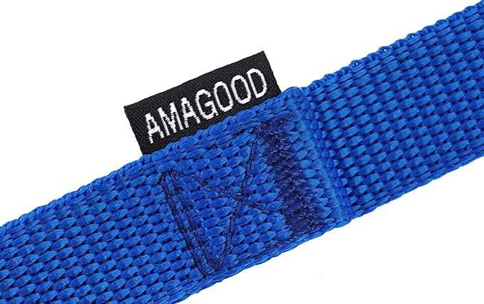 AmaGood Dog/Puppy Obedience Recall Training Agility Lead-15 ft 20 ft 30 ft 50 ft Long Leash-for Dog Training,Tie Out,Play,Safety,Camping (20 feet, Blue)