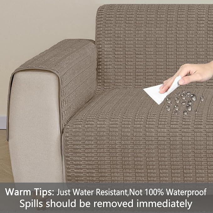 Muamar Dog Bed Cover Sofa Protector,Anti Slip Waterproof Sofa Covers for Living Room Couch Covers,Sofa Mat,Seat Cover,Dog Mat,Pet Pad for Furniture 1 Piece (30x82 inch, Brown)