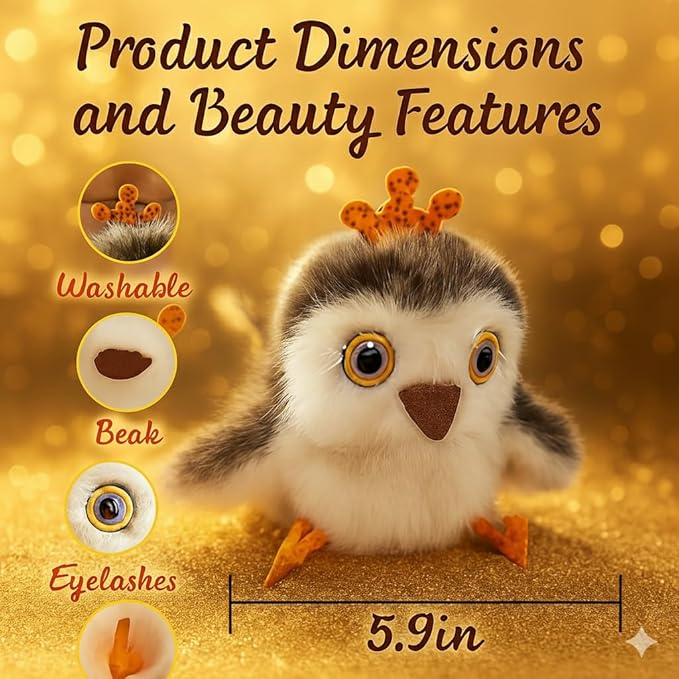 Interactive Flappy Bird Cat Toy – Sandpiper with Flapping & Chirping Sounds, Indoor Play & Exercise Toy for Cats (Does Not Fly)