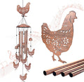 Chicken Wind Chimes for Outside,Chicken Gifts for Women/Men/Sympathy/Memorial Gifts/Birthday Festival Metal windchimes Outdoors/Indoors,Patio,Garden Decor,Home,Yard