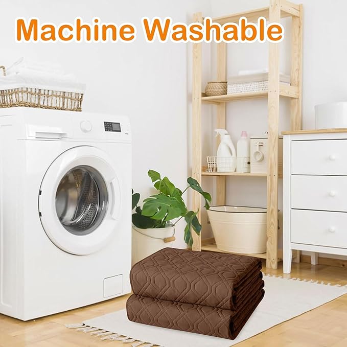 hyha Waterproof Dog Bed Blanket, Soft Pet Blankets, Waterproof Couch Cover for Dogs, Reversible Sofa Covers Washable for Furniture (40x70 Inch, Brown/Chocolate)