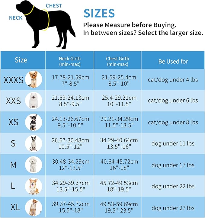 AIITLE Step in Dog Harness and Leash Set - No Pull Escape Proof Vest Harnesses with Soft Mesh and Reflective Bands, Adjustable Pet Outdoor Harnesses for Small and Medium Dogs Blue M