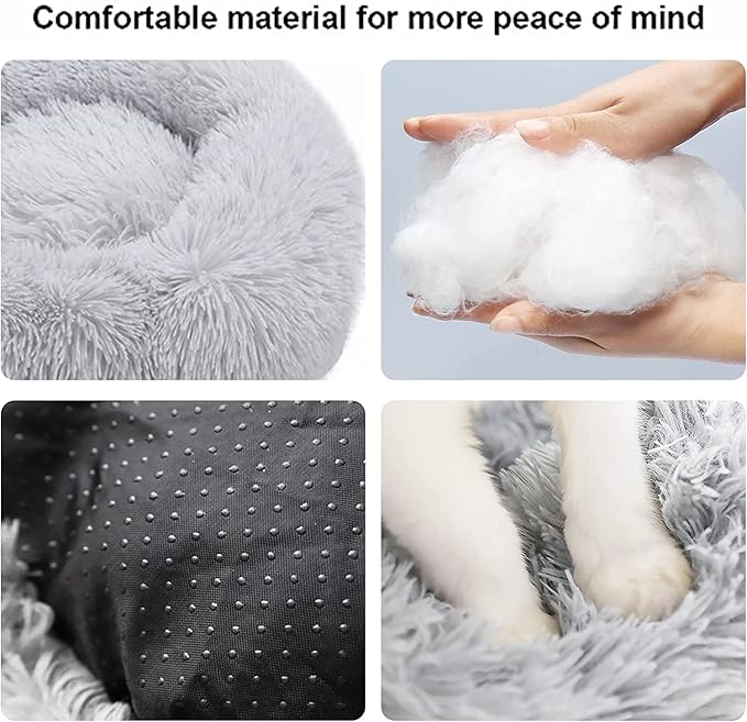 Cat Bed for Indoor Cats - Washable 16 Inches, Extra Small Dog Bed for Puppy (Up to 5lbs)