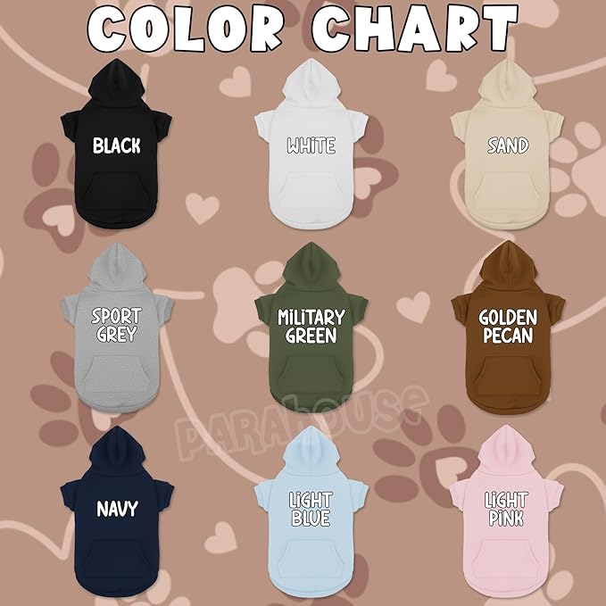 Personalized Dog Hoodie, Custom Embroidered Name Pet Hoodie, Warm Winter Outfit for Dogs, Pet Clothes, Gift for Dog Lovers 2