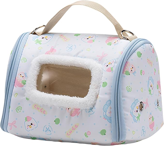 Portable Bird Travel Carrier, Transparent Window Visibility, 23.5x18x16cm, Parrot Transport Box, Parakeet Carrier Bag, Secure Enclosure, Ideal for Parakeet and Small Parrot