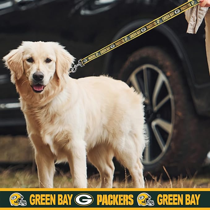 Green Bay Packers NFL Dog & Cat Collar - Large, Shiny & Colorful, Licensed by The NFL