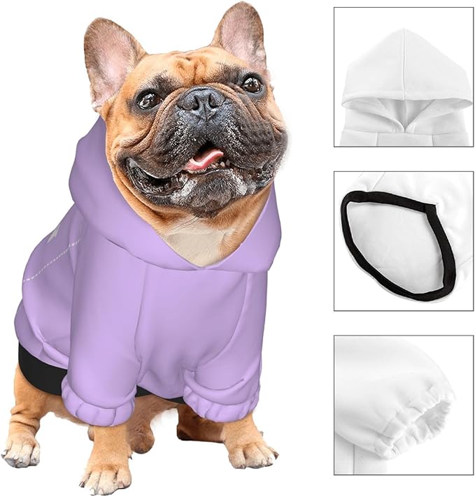 Dog Costume, Custom Dog Hoodie, Dog Name Costume Holiday Pet Pajamas Outfit, Personalized Pet Coat Costumes for Small Medium Large Dogs and Cats for Winter, TaroMilk, L