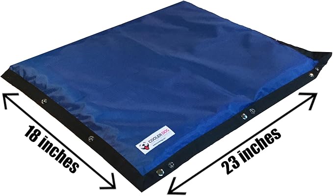CoolerDog Hydro Cooling Mat for Dogs – Dog Cooling Mat & Cooling Pad for Hot Weather – Triple Layer Cooling with Ice Sheet & Water Cushion (Small/Medium 23" x 18")