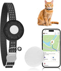 GPS Tracker for Cats, Compatible with Apple Find My App (Only iOS), No Monthly Fee, Waterproof