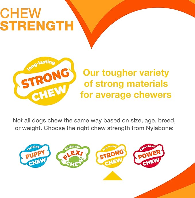 Nylabone Real Wood Stick Toy Strong Chew Toy for Dogs, Rubber Dog Toys for Moderate & Aggressive Chewers, Bacon Flavor, X-Large - 50+ lbs, 1 Count