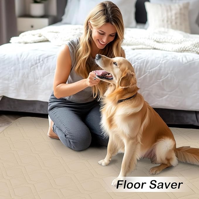 hyha Waterproof Dog Bed Blanket, Soft Pet Blankets, Waterproof Couch Cover for Dogs, Reversible Sofa Covers Washable for Furniture (30x70 Inch, Taupe/Taupe)