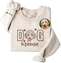 VIOLAVA Custom Cat Embroidered Christmas Sweatshirt – Personalized Pet Name Holiday Crewneck, Festive Gift for Cat Lovers
