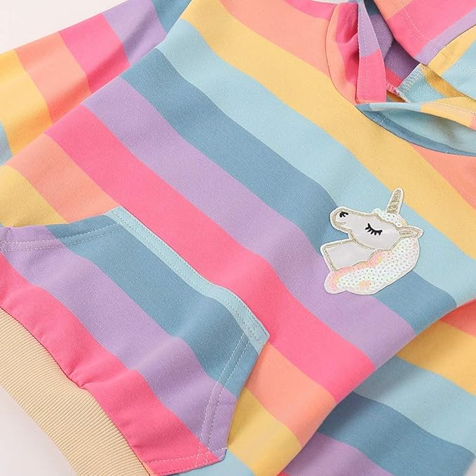 WELAKEN Sweatshirts for Girls Toddler & Kids II Little Girl's Pullover Tops Sweaters & Hoodies