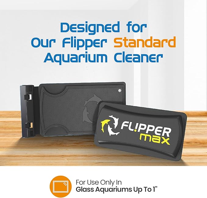 Flipper Max Aquarium Algae Remover for Fish Tank Cleaner Replacement Blades, Pack of 2 - Glass Scraper Blades for Cleaning Kits - Water Cleaning Accessory