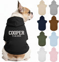 Personalized Dog Hoodie, Custom Embroidered Name Pet Hoodie, Warm Winter Outfit for Dogs, Pet Clothes, Gift for Dog Lovers 3