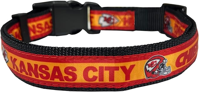 New & Improved Pets First NFL Licensed PET Collar- Heavy-Duty, Strong, and Durable New Dog Collar. Available in 32 Football Teams and 4 Sizes