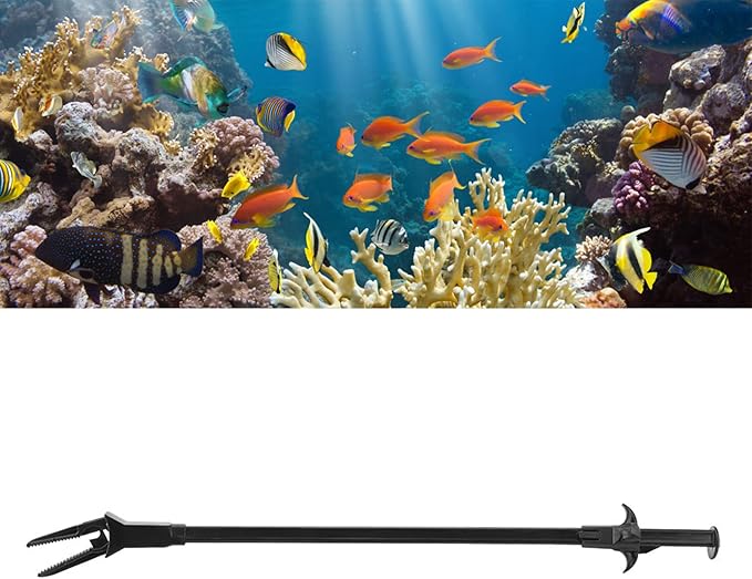 Aquascaping Plastic, Aquarium Ts 50Cm Handle Grabber, Aquarium Ts Plastic For Fish, Trimming Adjustment, Ergonomic Non-Slip Grip