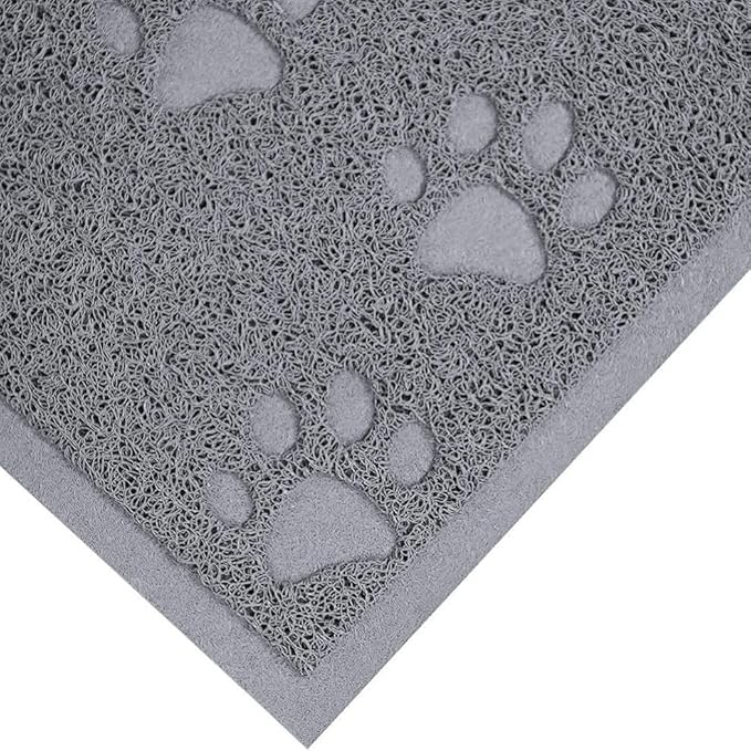 Bulk buys Cat Litter Mat. Traps Litter. Soft Non-Slip Surface. Easy to Clean. 11.5 x 15.75 in Gray Mat for Litter Box Area