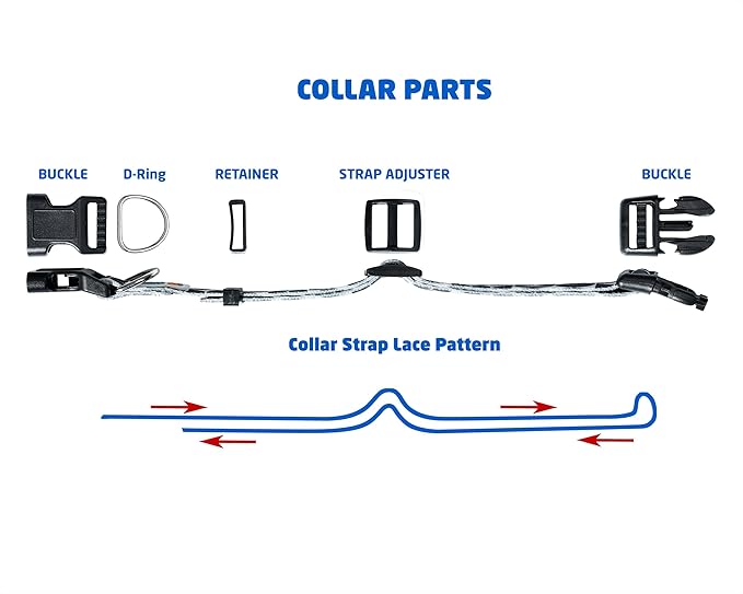 MS-5 Automatic Pet Door Collar, Genuine High Tech Pet Brand Dog Collar for Power Pet Doors - Deluxe Strap (Mac, Extra Large) - DC-MAC-MS5-XL