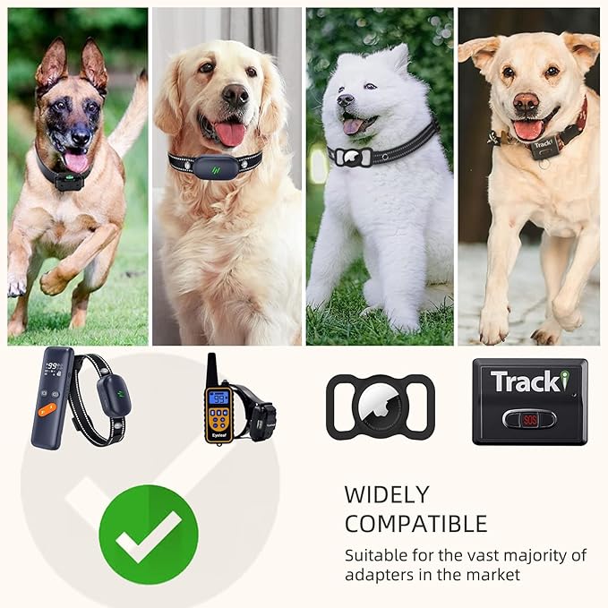 Collar Replacement Strap, Reflective Replacement Nylon Collar Strap Dog GPS Training Bark Receiver Collars, Durable Adjustable E Collar Straps for Small Medium Large Dogs, Green