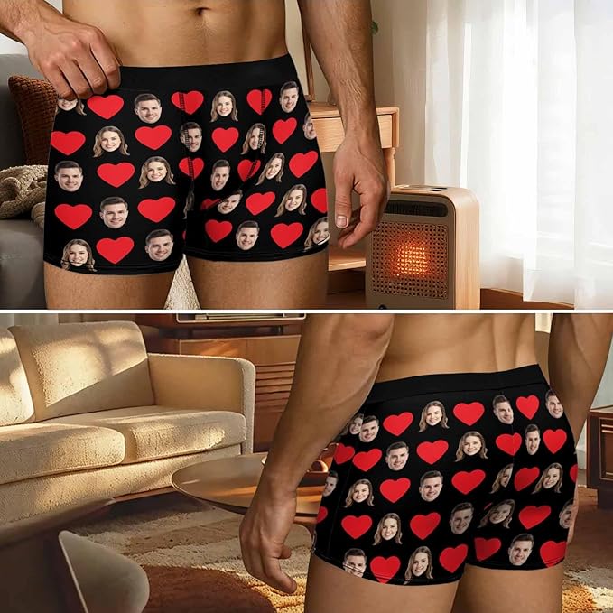 D-Story Personalized Pajamas with 1-8 Faces for Women Men, Custom Christmas Pjs, Pajamas Gifts For Family,Cat Mom,Dog Mom