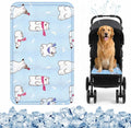 Nuanchu Dog Stroller Cooling Mat Waterproof Outdoor Pet Cooling Mat Washable Summer Cat Sleeping Blanket for Pet Stroller(23.62 x 35.43 Inches,Colorful Bear)