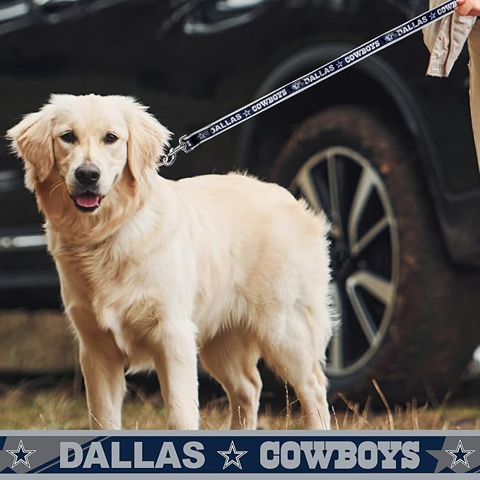 NFL PET Dallas Cowboys Dog Collar, Small Football Team Collar for Dogs & Cats - Shiny & Colorful, Licensed by The NFL