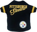 Pets First NFL Pittsburgh Steelers T-Shirt for Dogs & Cats, Medium. Football Dog Shirt for NFL Team Fans. New & Updated Stripe Design, Durable & Cute Sports PET TEE Outfit (PIT-4146-MD)