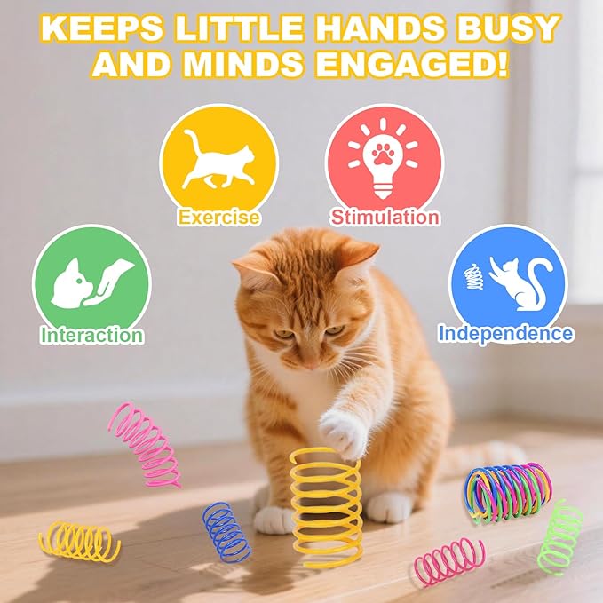 Interactive Cat Toys Ball for Indoor Cats,Automatic Cat Toy with Elastic Mesh Tail,Rechargeable Rolling Kitten Toy,Cat Enrichment Toys for Indoor Cats (RedYellow1, Cat Toy Ball)