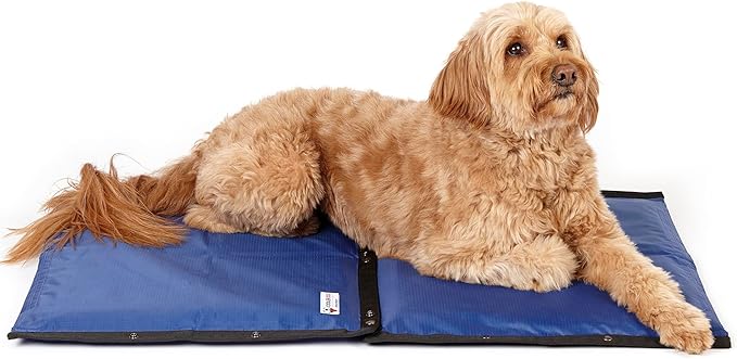 CoolerDog Hydro Cooling Mat 2 Pack for Dogs – Dog Cooling Mat & Cooling Pad for Hot Weather – Triple Layer Cooling with Ice Sheet & Water Cushion (23" x 18" Each)