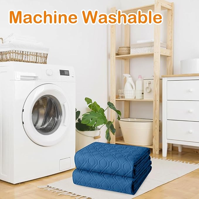 hyha Waterproof Dog Bed Blanket, Soft Pet Blankets, Waterproof Couch Cover for Dogs, Reversible Sofa Covers Washable for Furniture (40x70 Inch, Navy Blue/Blue)