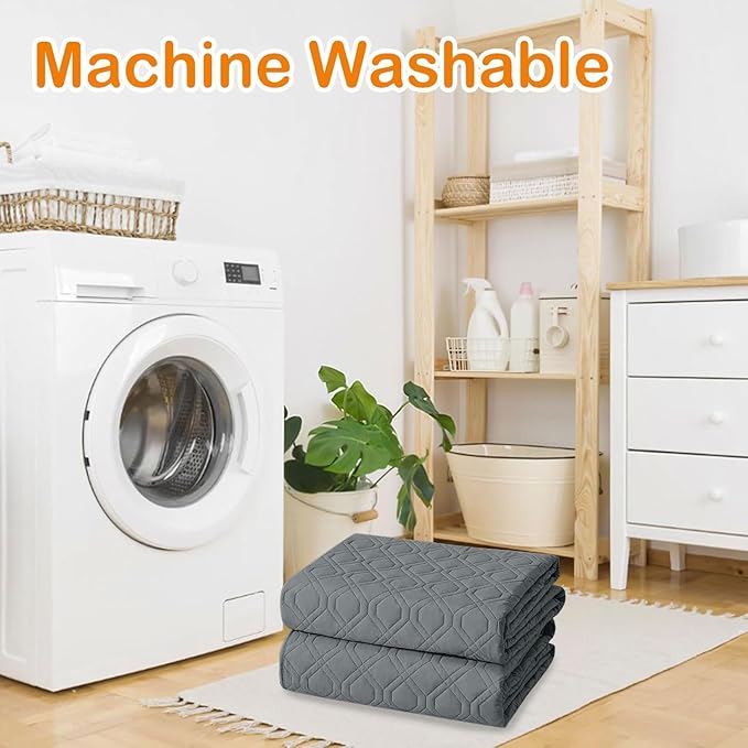 hyha Waterproof Dog Bed Blanket, Soft Pet Blankets, Waterproof Couch Cover for Dogs, Reversible Sofa Covers Washable for Furniture (52x82 Inch, Dark Grey/Dark Grey)