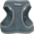 Downtown Pet Supply Step in Dog Harness No Pull, X-Large, Titanium - Adjustable Harness with Padded Mesh Fabric and Reflective Trim - Buckle Strap Harness for Dogs