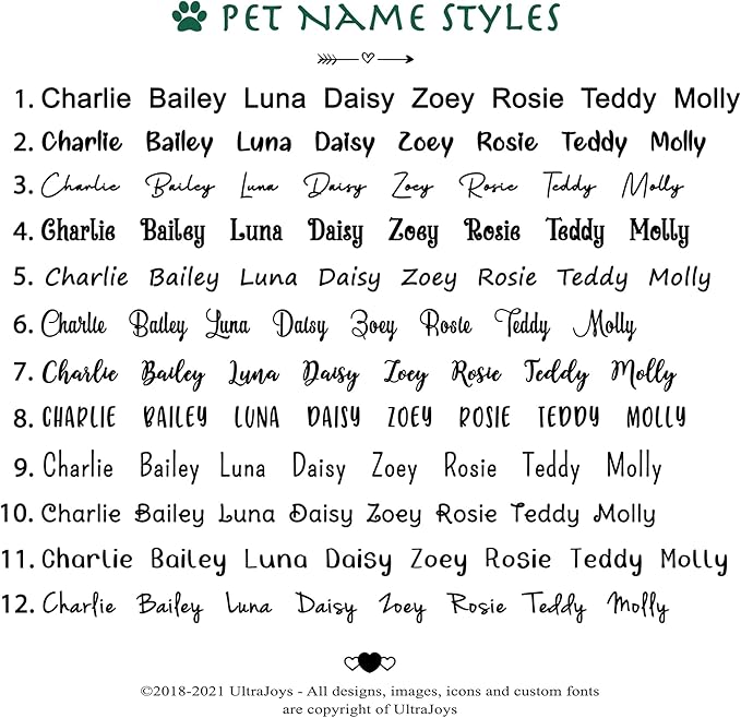 Ultra Joys Custom Personalized Hexagon Dog ID Tag - Brushed Stainless Steel, Gold, Large