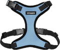 Voyager Step-in Pet Harness - All Weather Mesh, Adjustable Step in Harness for Cats and Dogs by Best Pet Supplies - Baby Blue/Black Trim, M