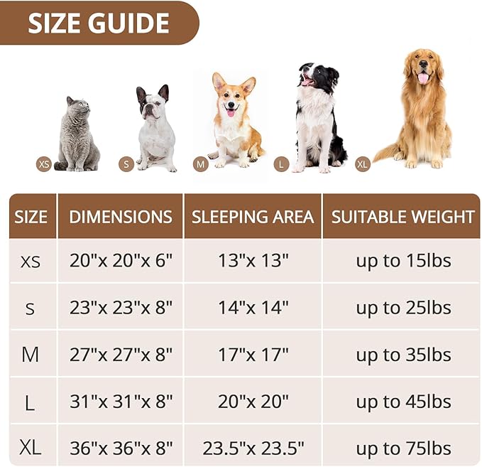 JOLLYVOGUE Calming Dog Bed for Small Dogs - 23 inches Donut Washable Small Dog Bed for Kittens & Puppies, Anti-Slip Round Fluffy Plush Faux Fur Cat Beds (Fits up to 25 lbs Pets, Smoke Pink)